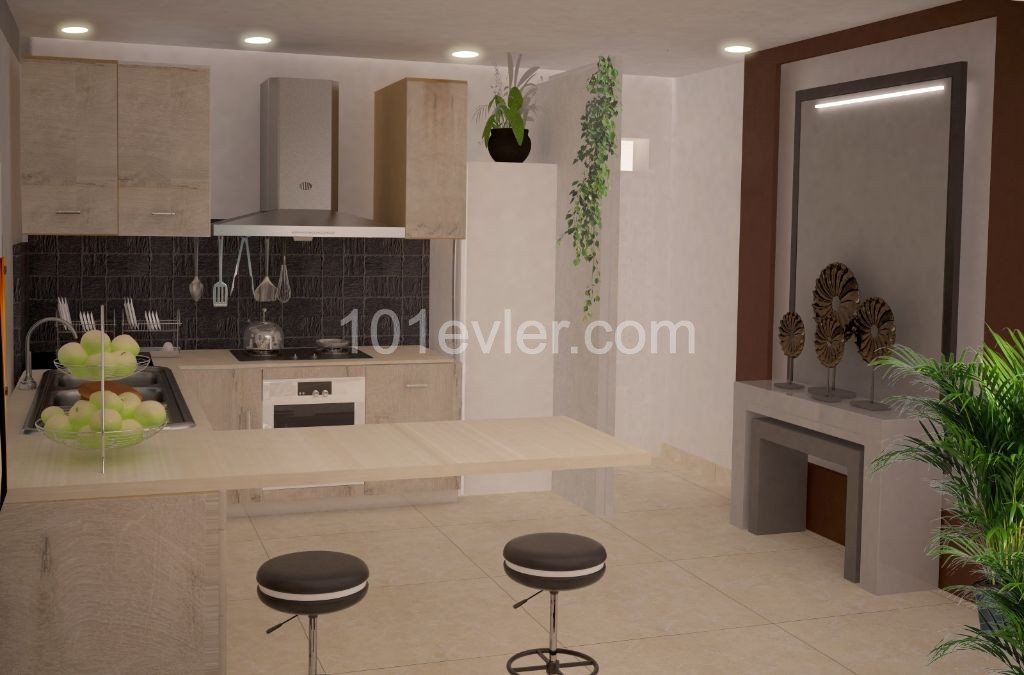 KYRENIA IS LOCATED 150 METERS FROM THE SEA IN KARSIYAKA 2+1 1+1 LUXURY APARTMENTS ** 