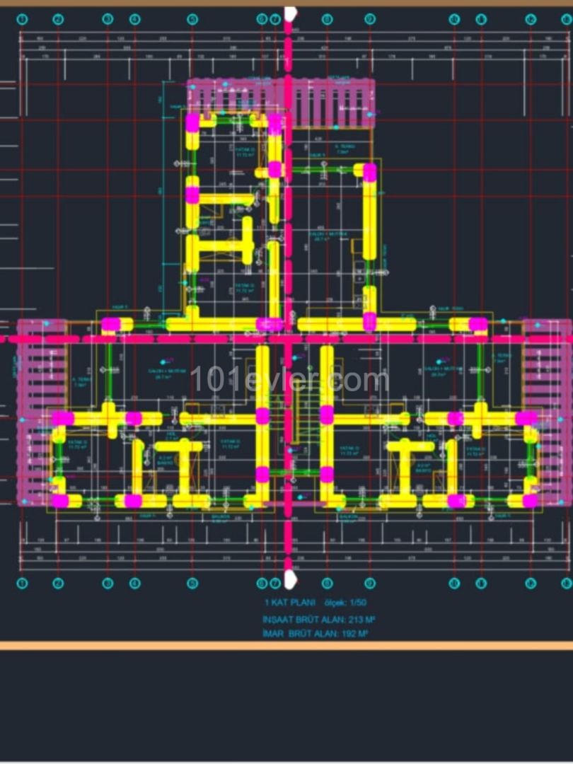 GİRNE KARŞIYAKA'DA DENİZE 150 MT MESAFEDE 2+1 1+1 LÜKS DAİRELER