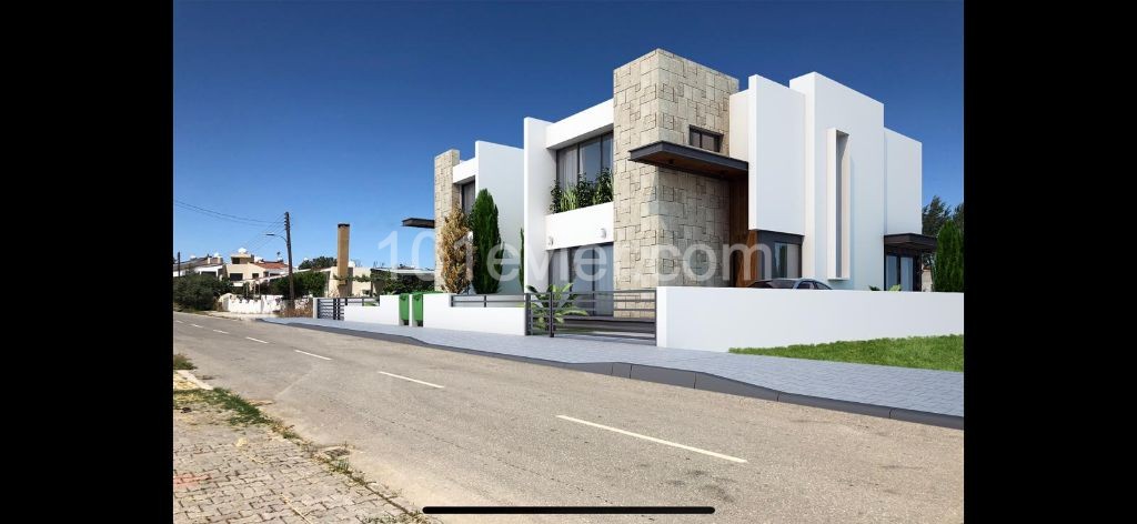 The final stage of the project is a 3-bedroom, modern-style duplex villa with a Turkish cob. ** 