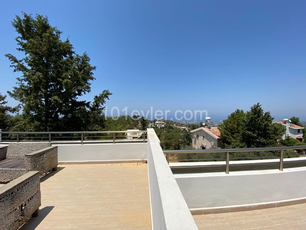 Two-Bedroom Duplex Twin Villa in Bellapais with a Shared Pool, Made of High-Quality Materials ** 