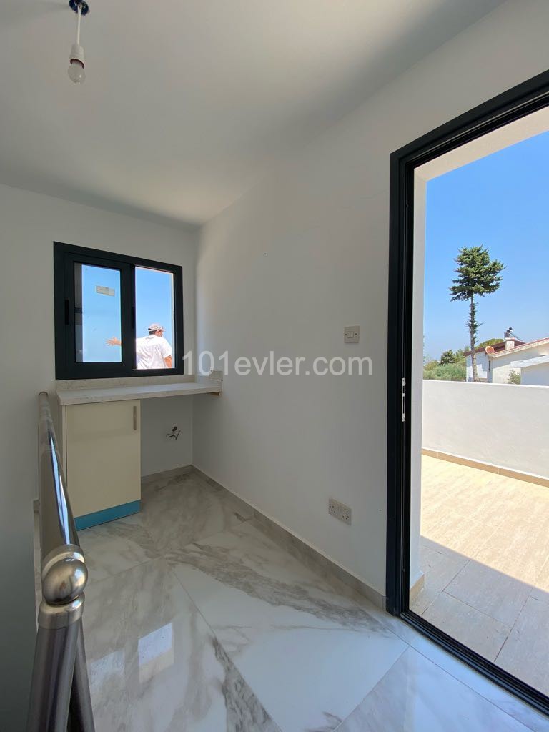 Two-Bedroom Duplex Twin Villa in Bellapais with a Shared Pool, Made of High-Quality Materials ** 