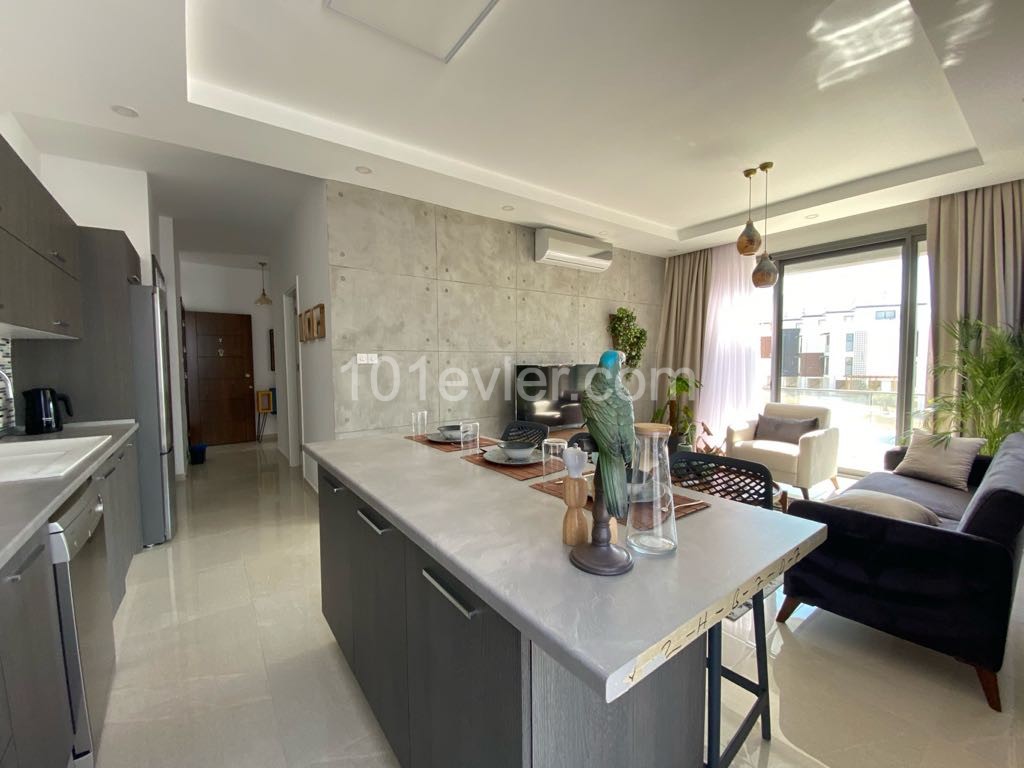 A 2-bedroom apartment in the most prestigious district of Kyrenia, ready to move to a modern concept ** 