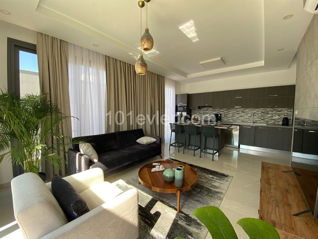 A 2-bedroom apartment in the most prestigious district of Kyrenia, ready to move to a modern concept ** 