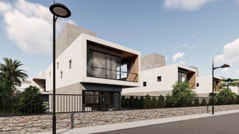 4 + 1 Luxusvilla Mit Moderner Architektur In Kyrenia Karaoglanoglu Zum Verkauf ** 