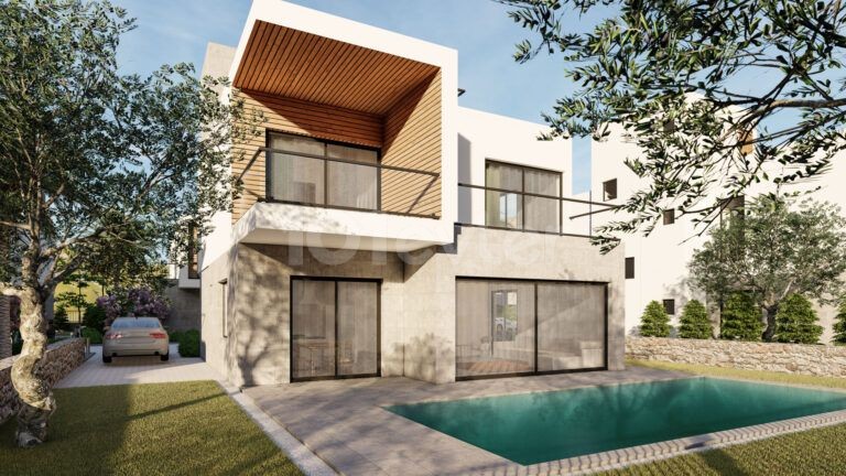 4 + 1 Luxusvilla Mit Moderner Architektur In Kyrenia Karaoglanoglu Zum Verkauf ** 