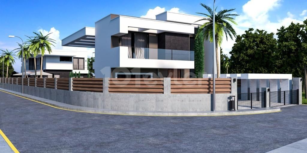 Sehr moderne 4+1 Villa mit großem Garten und Pool in Kyrenia, Chatalköy ** 