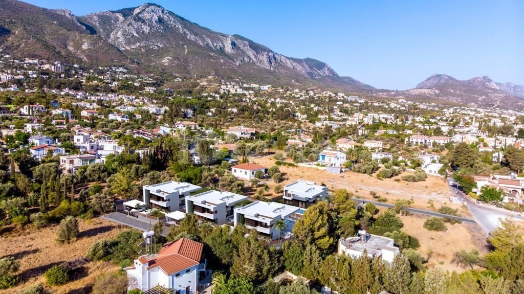 Quite Modern 4+1 Villa with Large Garden and Pool in Kyrenia, Çatalköy ** 