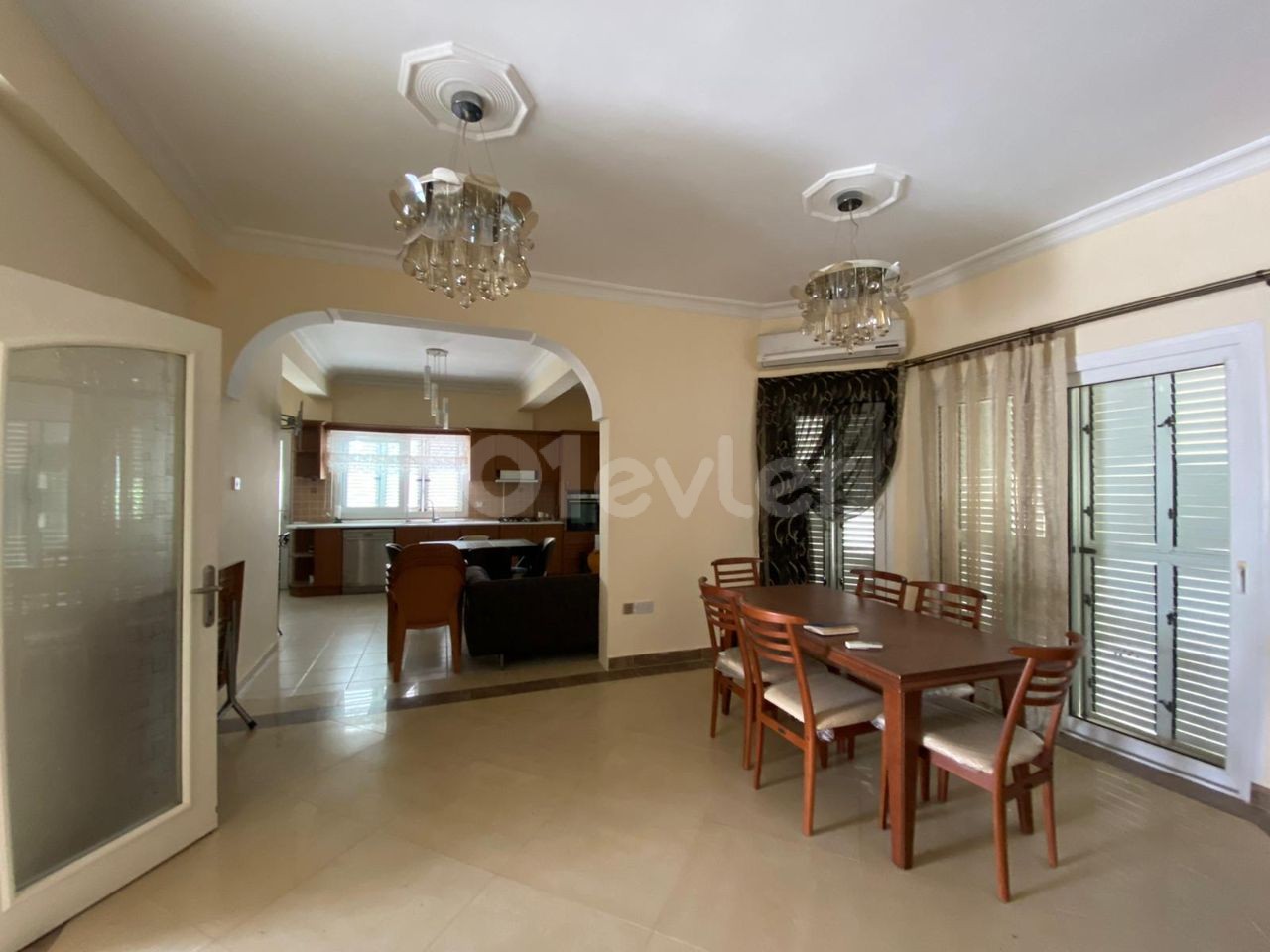 A two-storey villa with three bedrooms and a swimming pool ** 