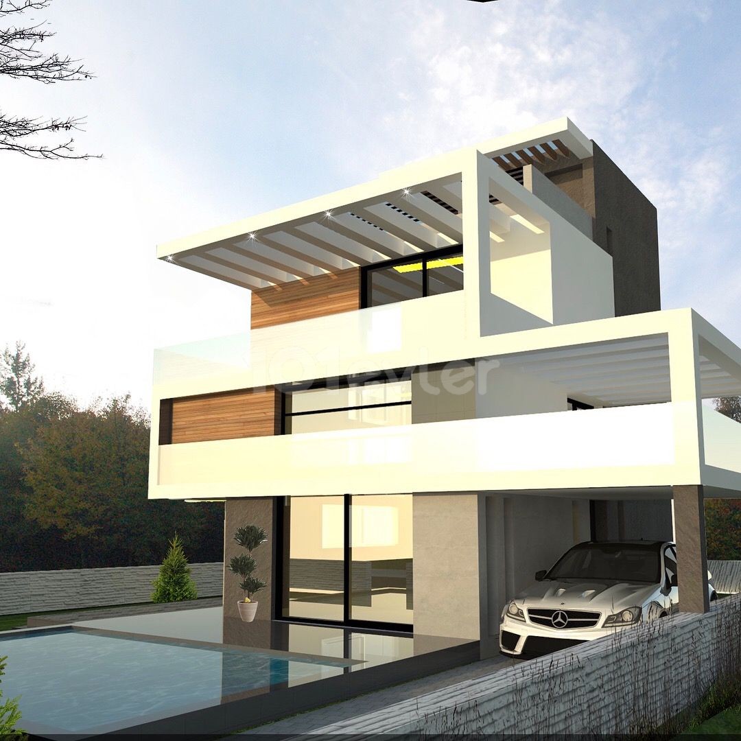 Modern Triple Twin Villas with a Magnificent Pool Located in Kyrenia Karaoglanoglu ** 