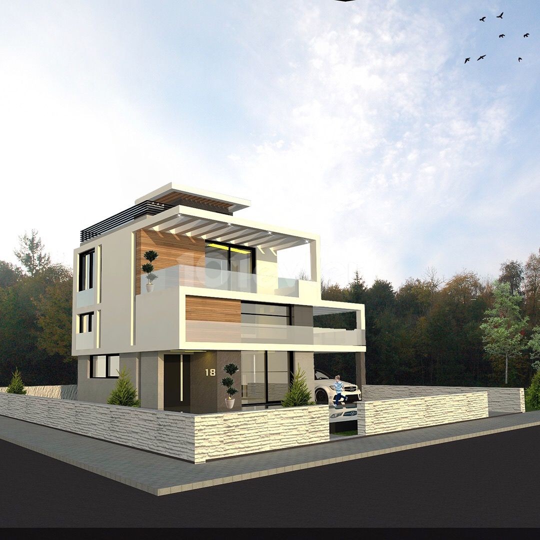 Modern Triple Twin Villas with a Magnificent Pool Located in Kyrenia Karaoglanoglu ** 