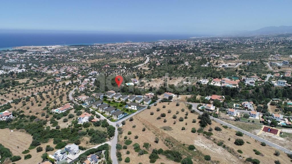 A Very Modern 4 + 1 Villa Located on a Site with a Pool and a View in Kyrenia, Çatalköy ** 