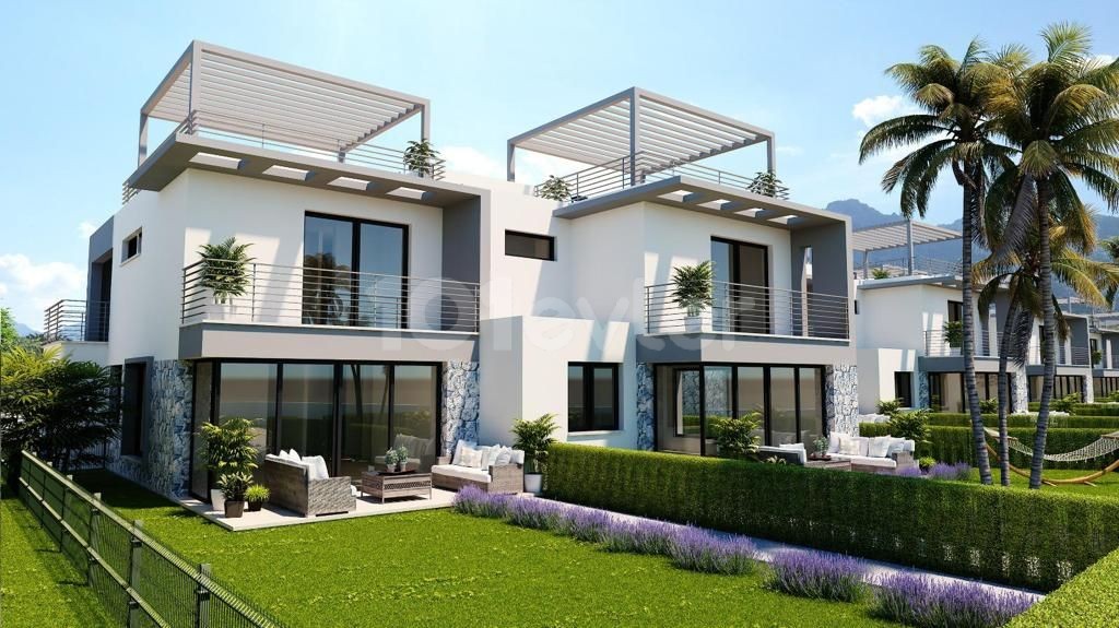 Kyrenia Karaoglanoglu ist auch sehr Modern und luxuriös, mit Garten, Gemeinschaftspool auf dem Gelände und ideal für Investitionen mit Blick auf unsere zwei Villen mit herrlichen 2+1 und 3+1 Optionen ** 