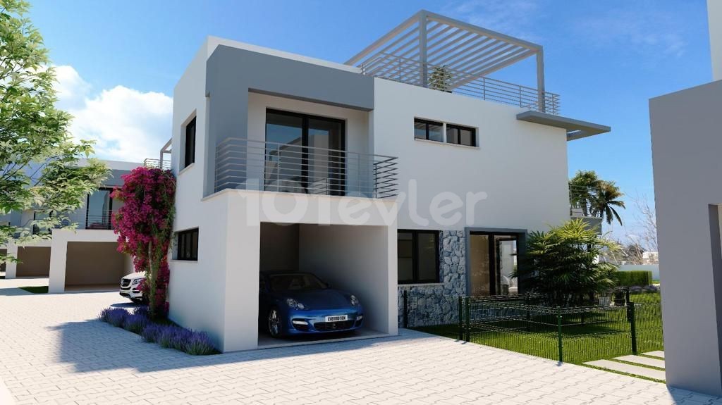 Kyrenia Karaoglanoglu is Also Quite Modern And Luxurious, Our Twin Villas with a Garden, a Communal Pool On the Site and 3 + 1 and 3 + 1 Options are Ideal for Investment ** 