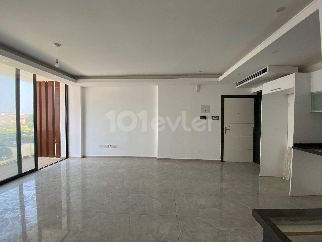 A Spacious 2-Bedroom Comfortable and Newly Finished Decked Apartment with Mountain and Sea Views, Located in a Well-Maintained Site with a Pool in Kyrenia Lapta ** 