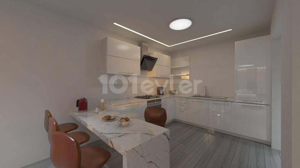 Hochmoderne 2 + 1 Büro genehmigte Duplex-Wohnung für kommerzielle Zwecke zum Verkauf im Zentrum von Kyrenia ** 