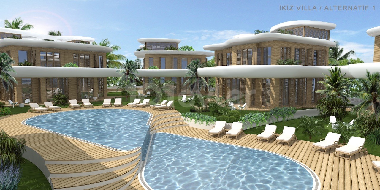 Kyrenia Lapta 430 m2 li, Shared pool, 300 Meters from the sea, Our Luxury Project ** 