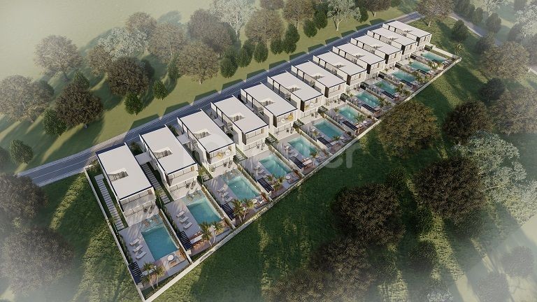 Mağusa Yeni Boğaziçi'nde 3 Yatak Odalı 3 Banyolu , 5x9 Özel Havuzlu , Yüksek tavanlı Lüks Villa Projemiz