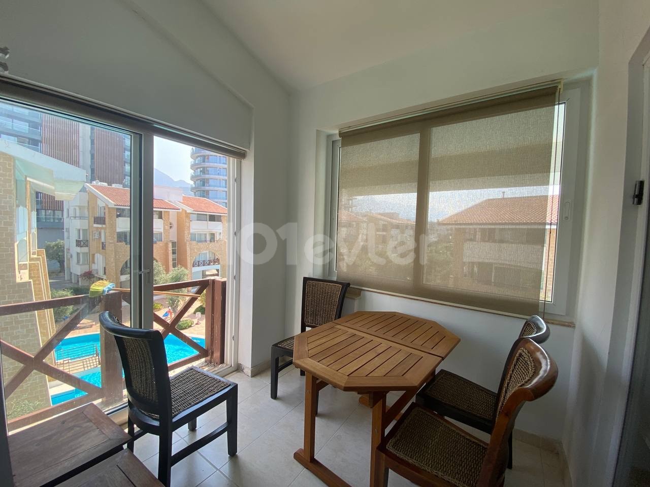 The 3-Bedroom Piabella Hotel in the Center of Kyrenia is walking distance to the new Shopping Center behind the den!, Our Apartment with 3 large shared Pools ** 