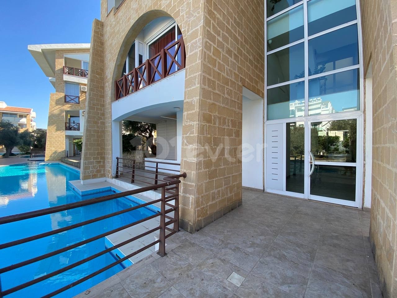 The 3-Bedroom Piabella Hotel in the Center of Kyrenia is walking distance to the new Shopping Center behind the den!, Our Apartment with 3 large shared Pools ** 