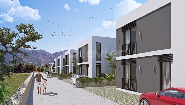 Girne Çatalköy'de 2 Ayrı Çeşit Villa yapısıyla Havuzlu , Büyük teraslı 3 Yatak odalı, 3 Özel Banyolu ve Özenle tasarımlanmış Yeni Villa Projemiz