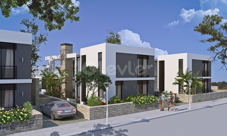 Kyrenia Chatalköy mit 2 verschiedenen Arten von Villen mit Pool , große Terrasse mit 3 Schlafzimmern, 3 privaten Badezimmern und sorgfältig gestalteten neuen Villa Projekt ** 