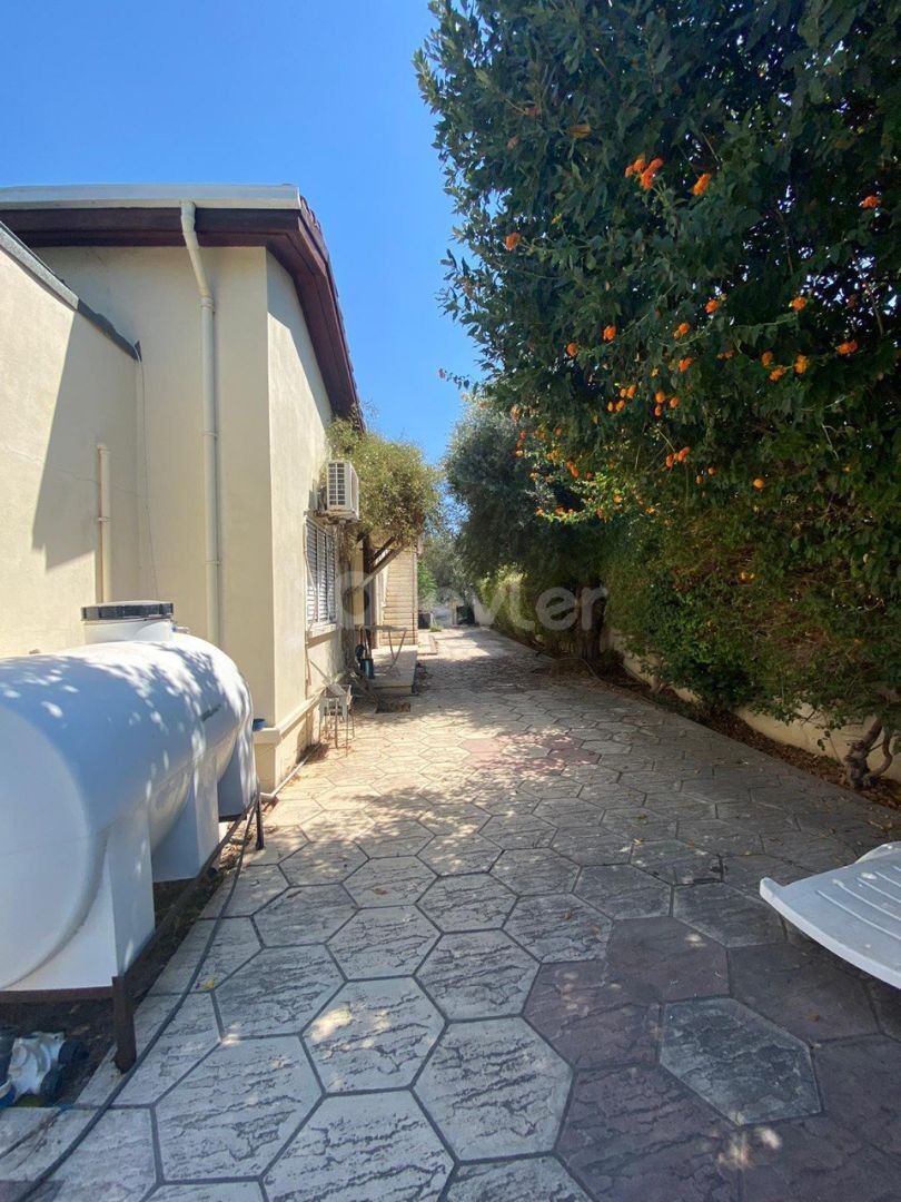 Our Bangalov with a 3-Bedroom Decking in Kyrenia Ozankoy, 850M2 Plot Size, 4x8 Wonderful Pool and Large Garden ** 