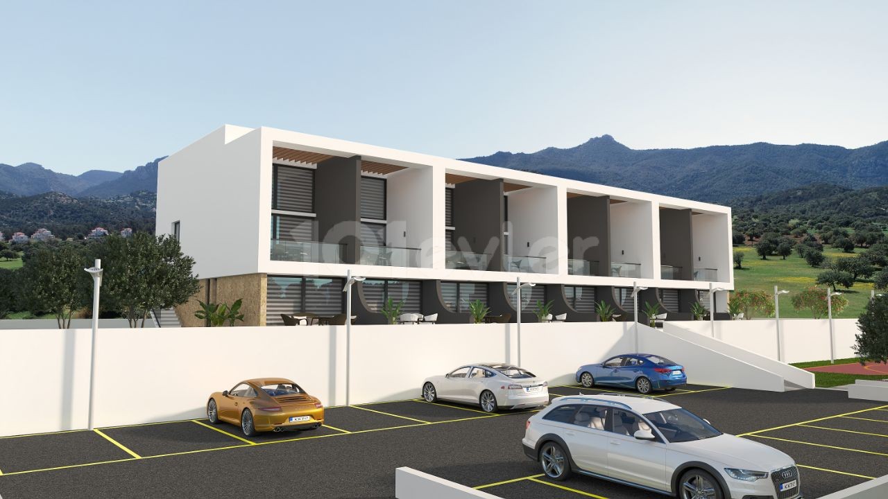 Famagusta Freshwater is our New Project with 2 Separate Private Shared Pools, a Private Gym Belonging to the Site, 1 Bedroom with Sea and Mountain Views, 1 Bedroom with Loft High Ceiling and 2 Bedroom Twin Villa Option! ** 