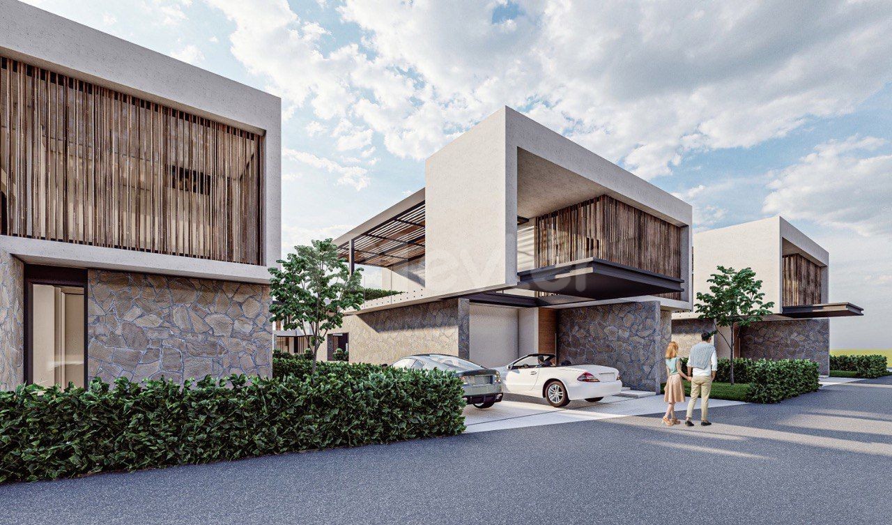 Our New Project in Kyrenia Karaoglanoglu with 3 Bedrooms, 3 Private Bathrooms, a Spacious Garden and a Pool Isolated from Noise in an Isolated Location ** 