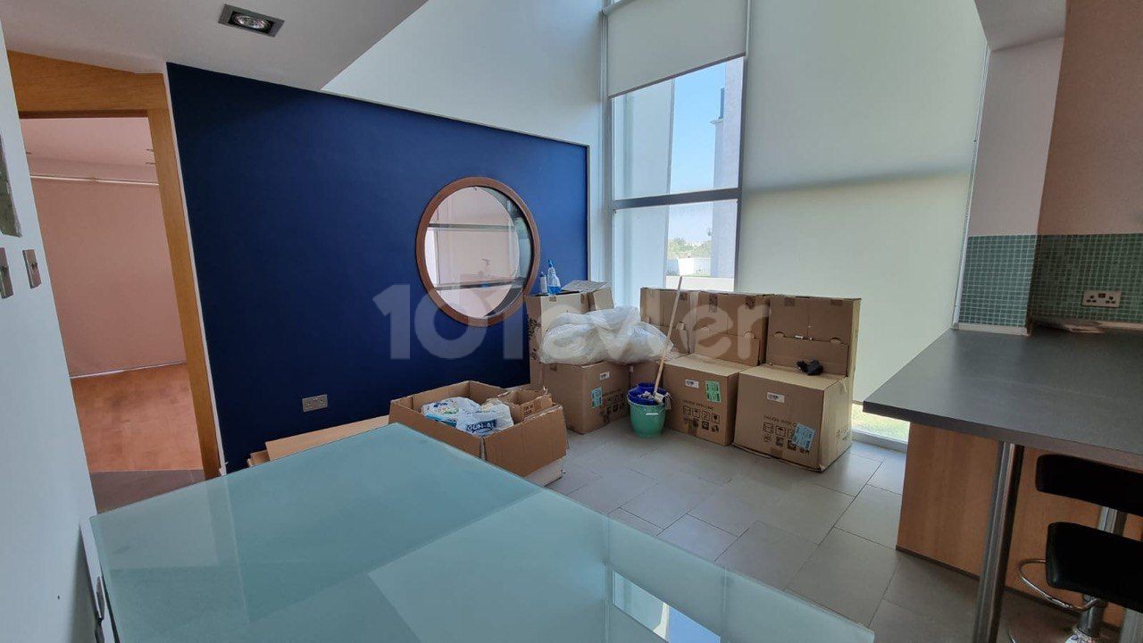 Triplex Villa with 4 Bedrooms, 2 Separate Kitchen Partitions and Large Jacuzzi in Famagusta Tuzla 