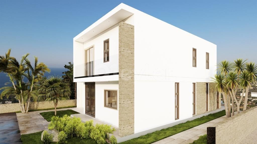 Girne Esentepe'de 4 Yatak Odalı 4 Banyo WC Olan 43m2 Havuzuyla 3 Adet Balkonlu 250M2 Büyüklüğünde Bahçesiyle Yeni Projemiz 