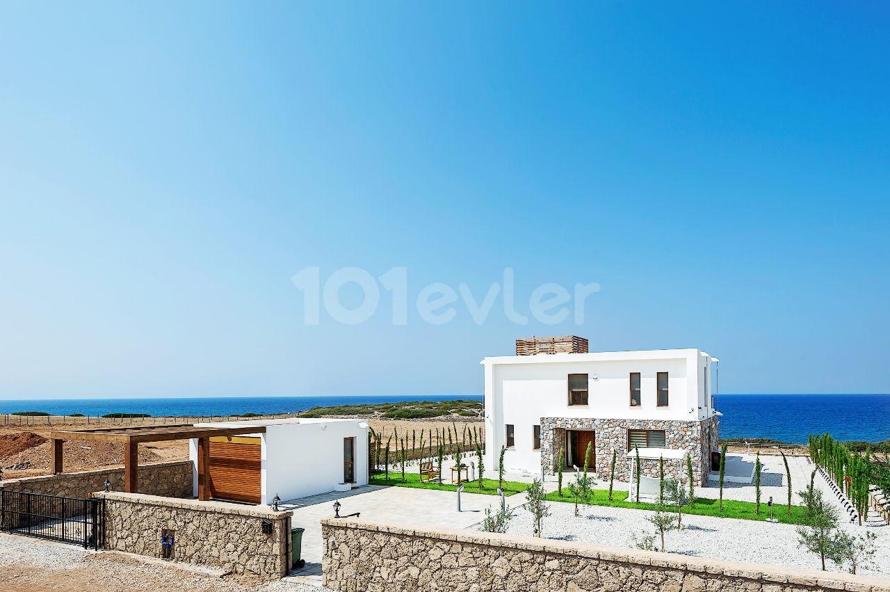 Our New Project with 4 Bedrooms, 70m2 Private Pool, Fireplace and Barbecue Corner in 3 Different Villa Types in Famagusta Tatlısu