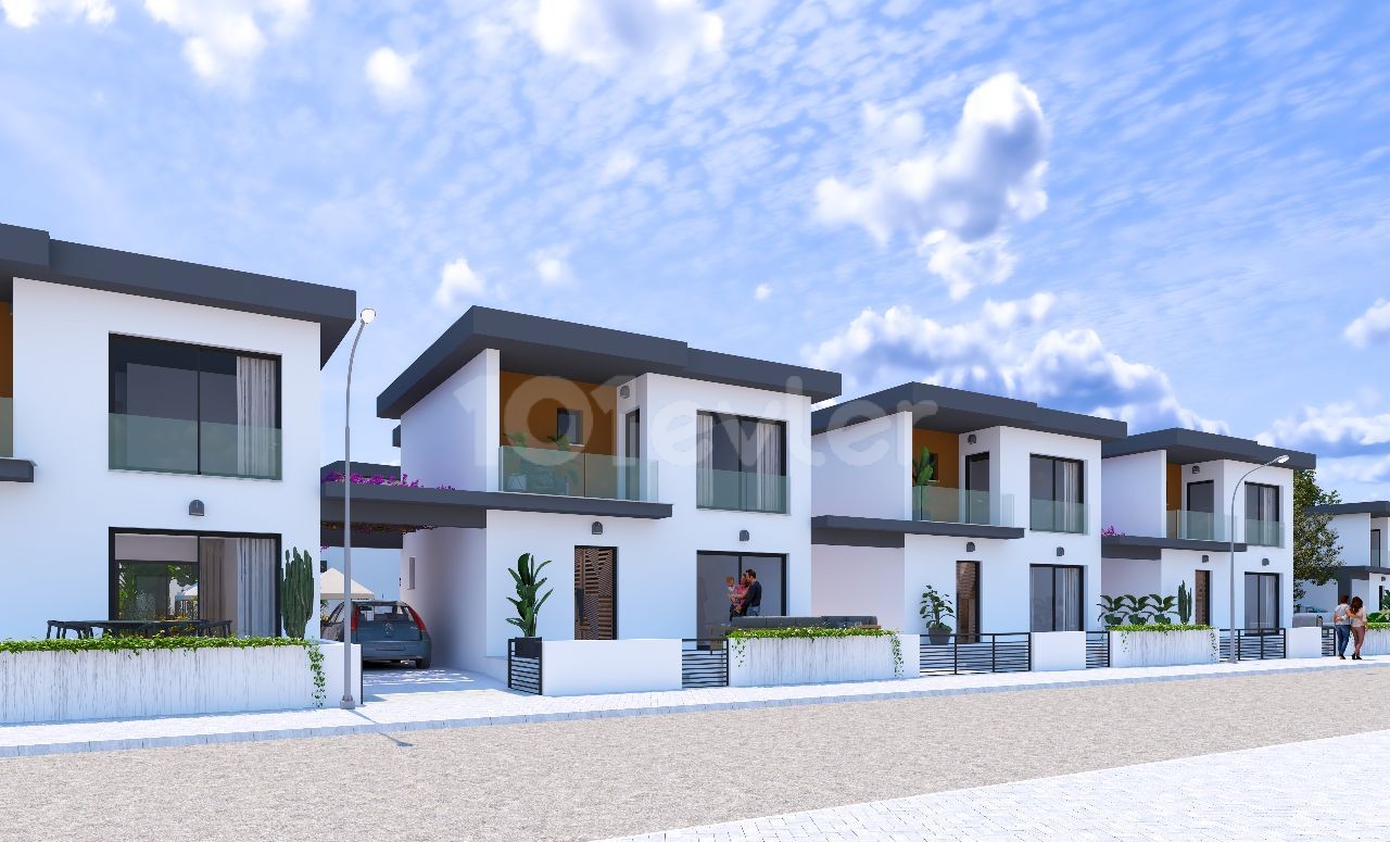 Our New Project in Kyrenia Ağırdağ with 3 Bedrooms, Garden, Open Garage, Solar Energy Substructure and Spacious Surroundings