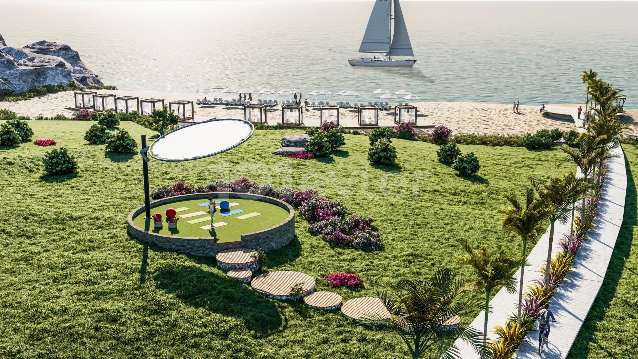پروژه جدید ما در فاماگوستا تاتلیسو با یک منطقه ورزشی 3 خوابه کنار دریا در پایین مجتمع با ساحل شگفت‌انگیز و ساحل پاک آن