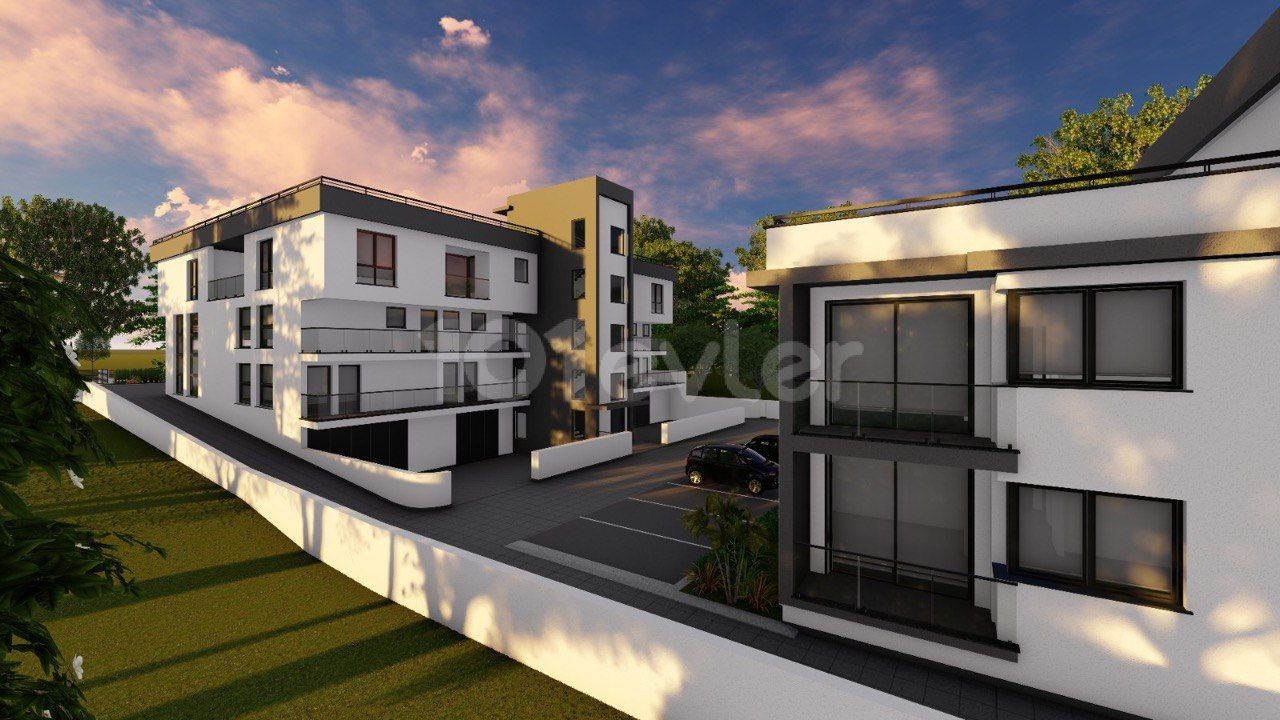 Our 1 & 2 Bedroom Apartment Project in Catalkoy, Kyrenia, consisting of Sea Side Sendeli Shops and Businesses ** 