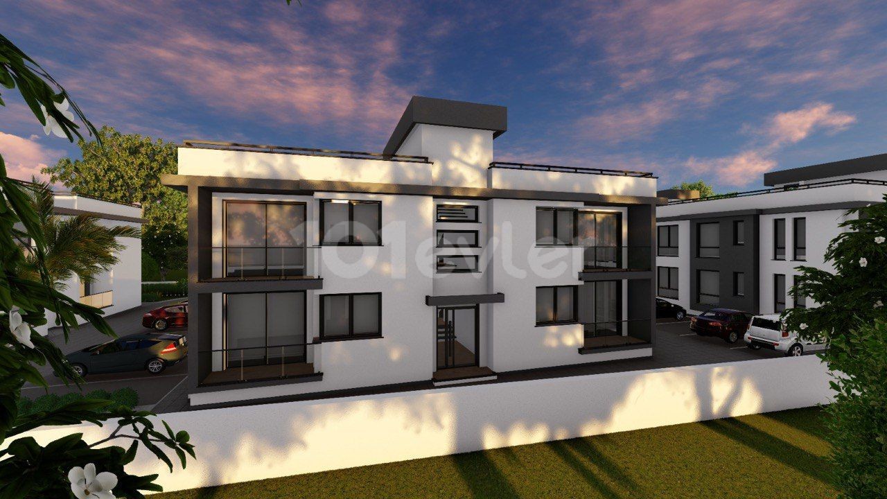 Our 1 & 2 Bedroom Apartment Project in Catalkoy, Kyrenia, consisting of Sea Side Sendeli Shops and Businesses ** 