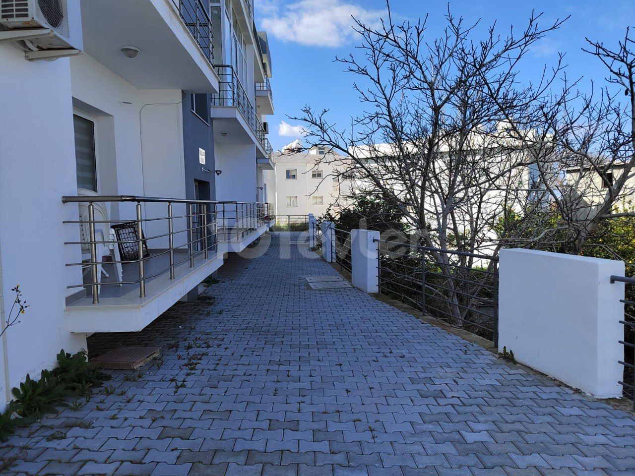 Our 2 Bedroom Corner Apartment with Garden, Ground Floor and Sea View in Lapta, Kyrenia, which is within walking distance to the newly built beach.