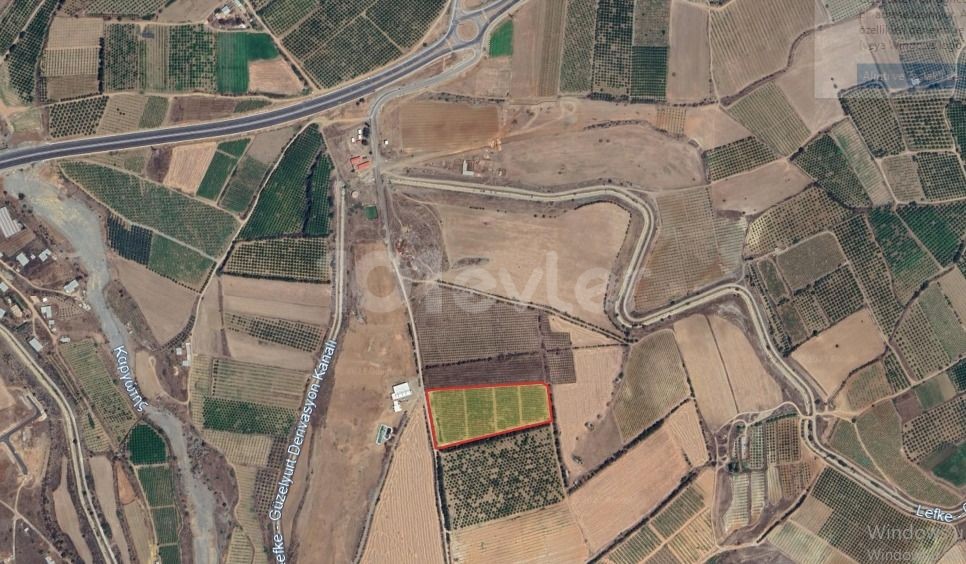 24 Hektar Land zum Verkauf in Lefke YEŞİLYURT, 96 Abschnitte