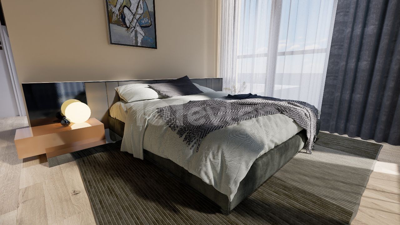 Long Beach – Studio, 1- und 2-Bett-Luxus-Apartment mit Panoramablick in Iskele