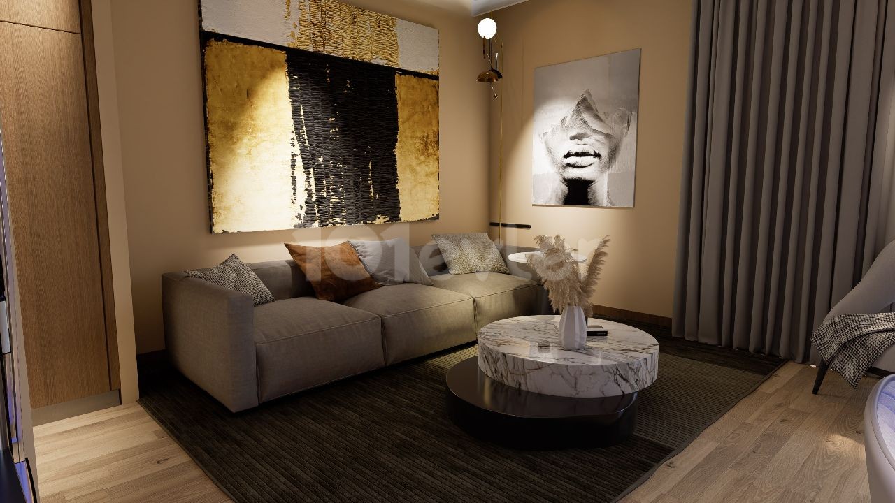 Long Beach – Studio, 1- und 2-Bett-Luxus-Apartment mit Panoramablick in Iskele