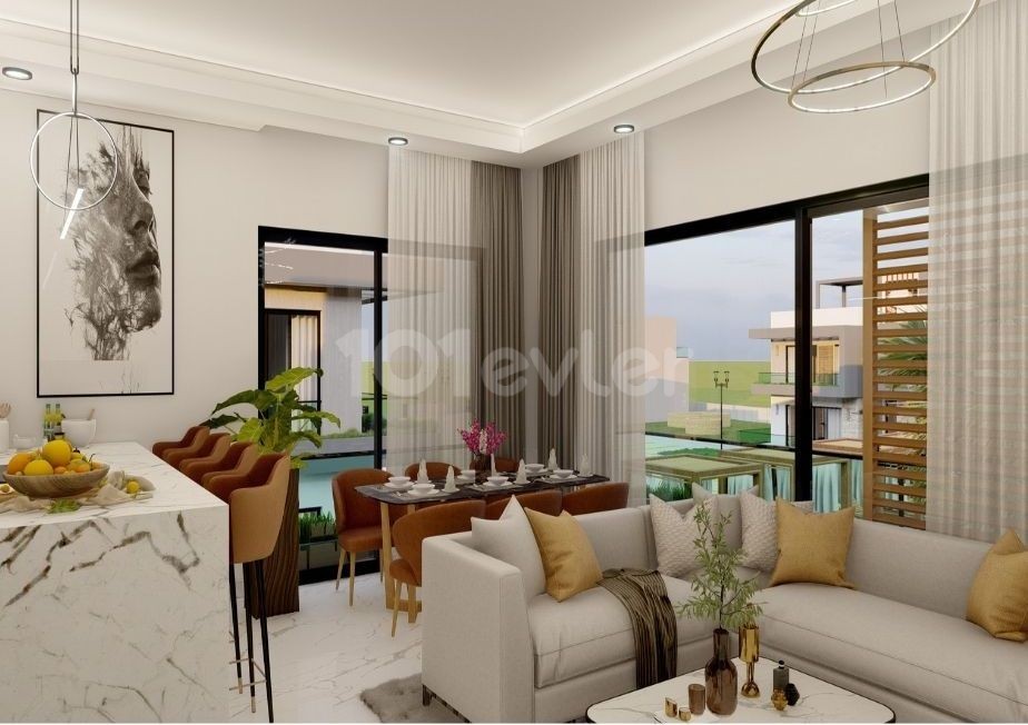 Exquisite 2 Bed, 2 Bath Apartment with Communal Pool for Sale in Yeni Erenköy – İskele