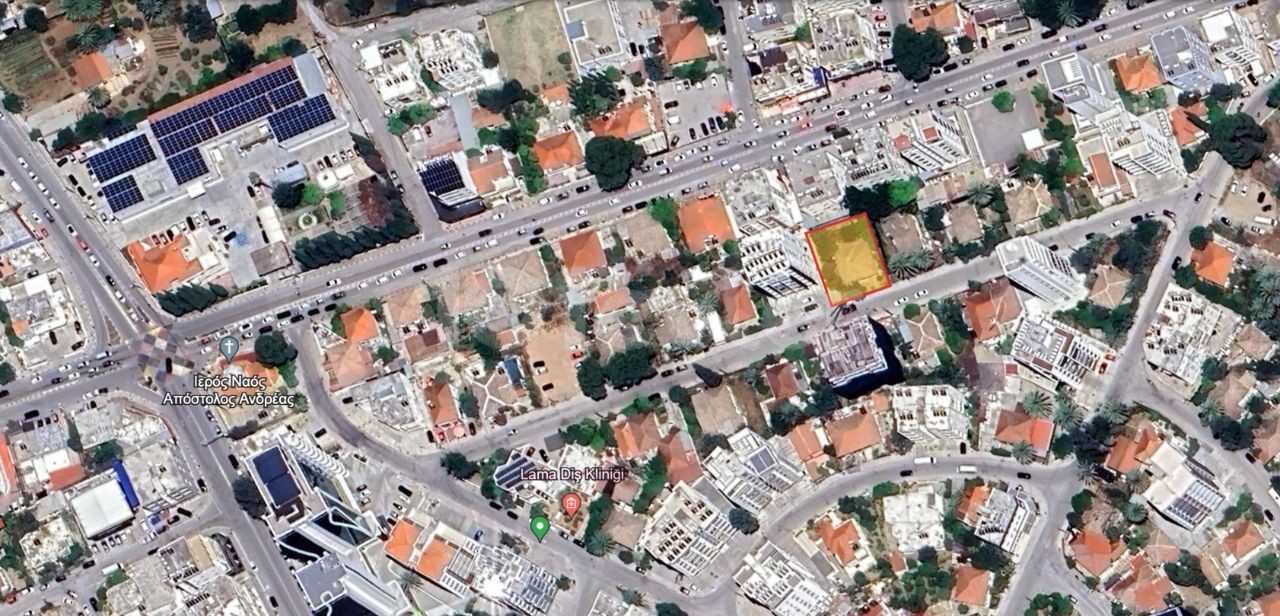 12 floors 200% zoned commercial land for sale in CBD area in Nicosia YENİKENT