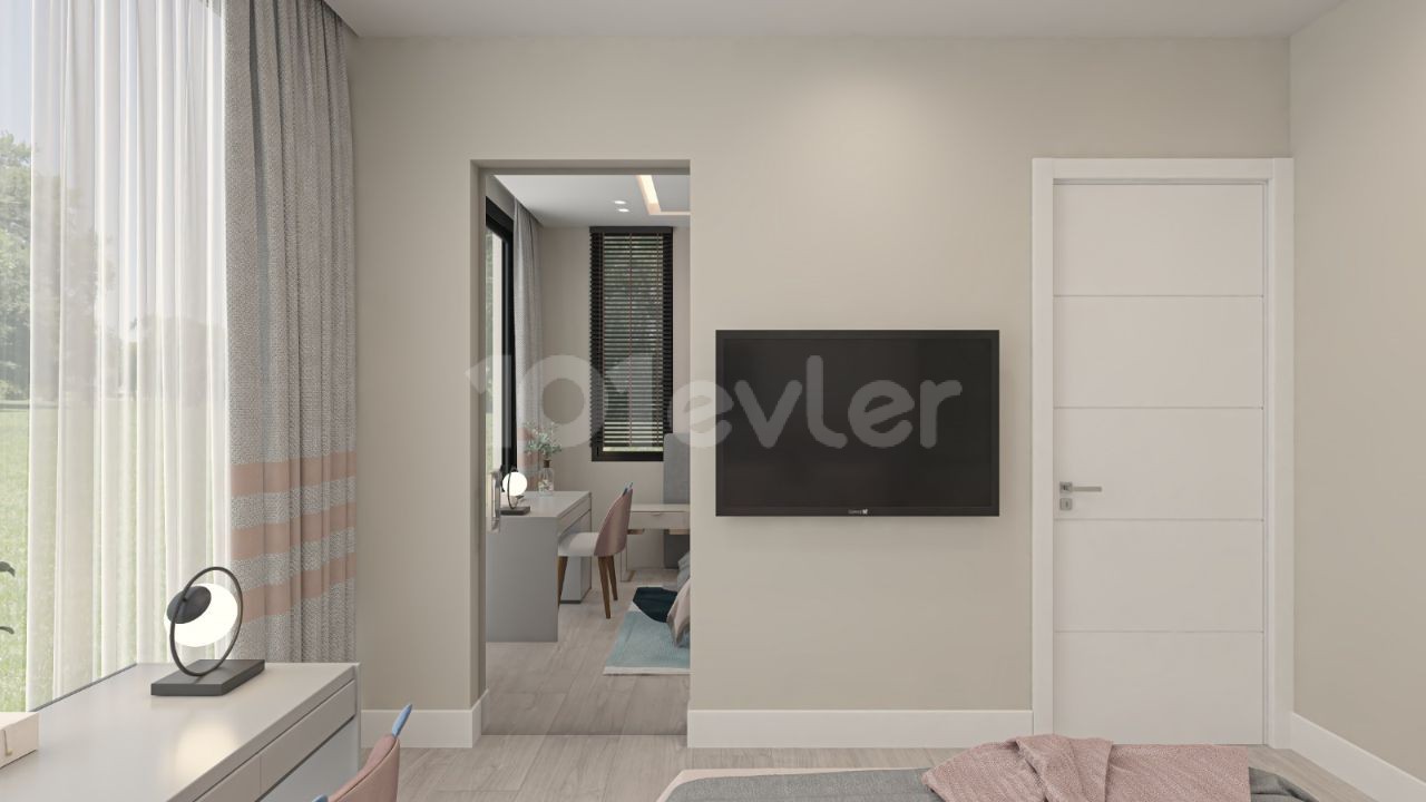 LEFKOŞA YENIKENT DE YENI BIR YAŞAM, VILLA VEGA. SATILIK 4+1 EN SUIT HAVUZLU LUX VILLA