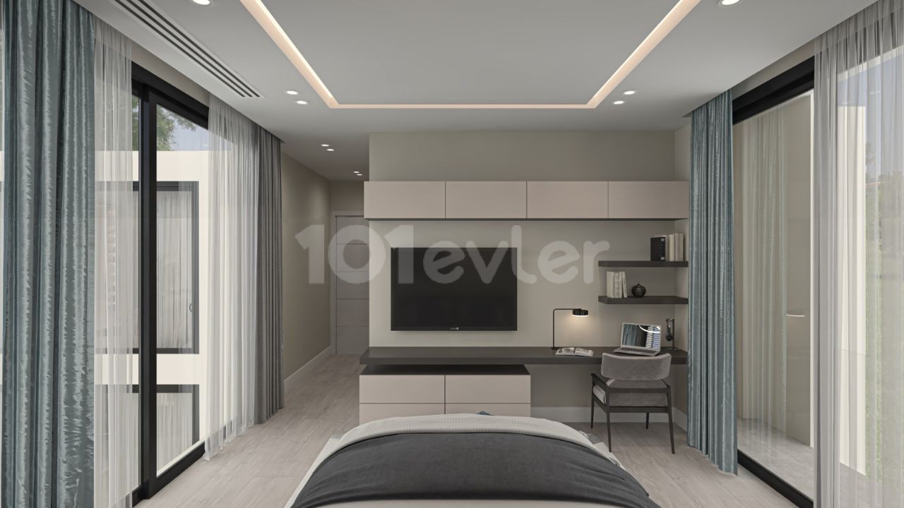 LEFKOŞA YENIKENT DE YENI BIR YAŞAM, VILLA VEGA. SATILIK 4+1 EN SUIT HAVUZLU LUX VILLA