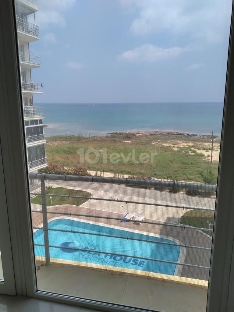 3+1 APARTMENTS FOR SALE WITHOUT FURNITURE WITH SEA VIEW WITH SHARED POOL ON FAMAGUSTA GULSERENDE SEAHOUSE SITE ** 