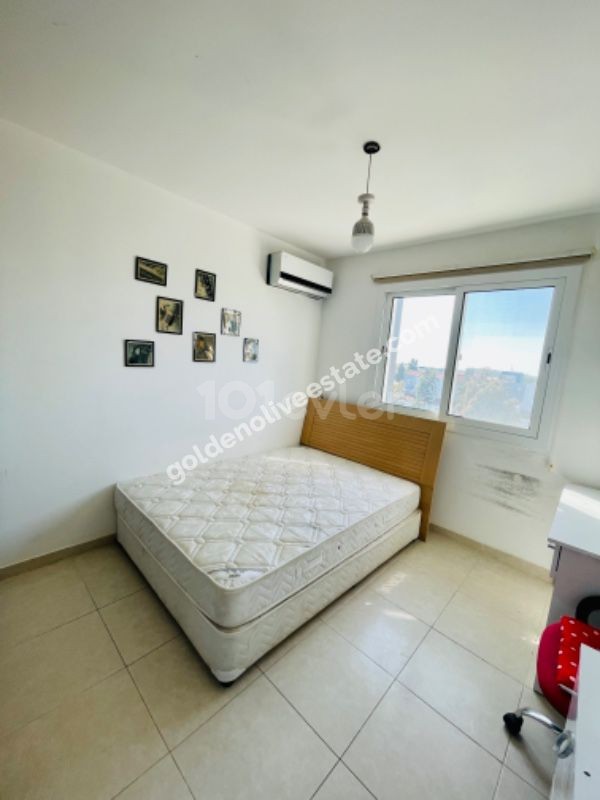 FURNISHED 2+1 APARTMENT FOR RENT WITH SEA VIEW ON FAMAGUSTA STREET 1 MINUTE WALK TO THE BEACH