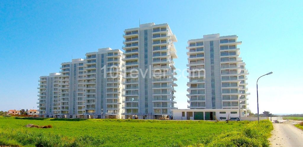 2+1 apartment at Abelia Residence in İskele Boğaz 80m2 + 49m2 terrace