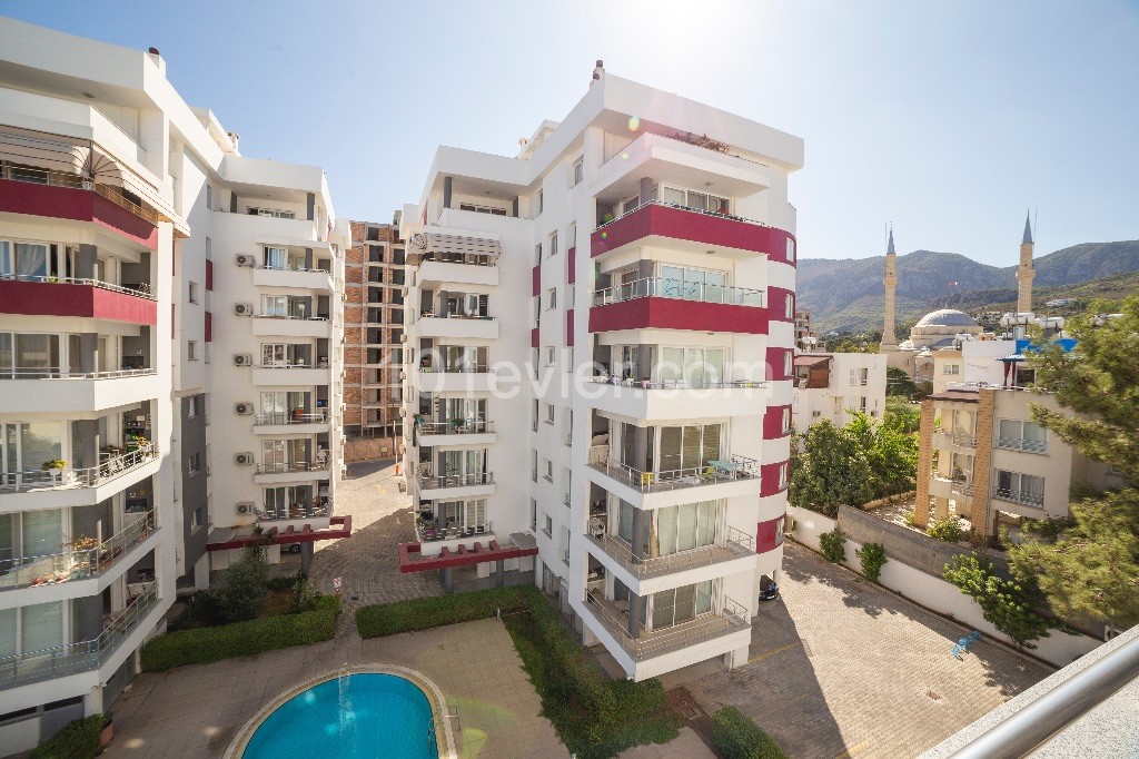 3Bedroom Large Apartment for Sale in Kyrenia in with Swimming Pool