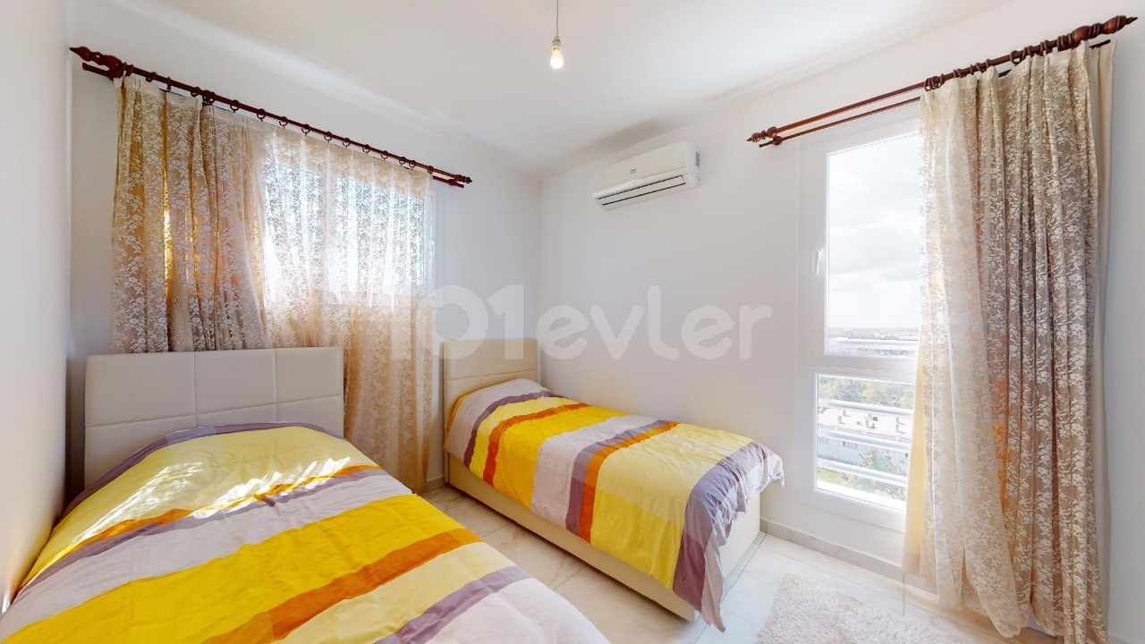 2 Bedroom Fully Furnished Dublex Apartment W/ Amazing Sea View For Sale Famagusta Salamis  