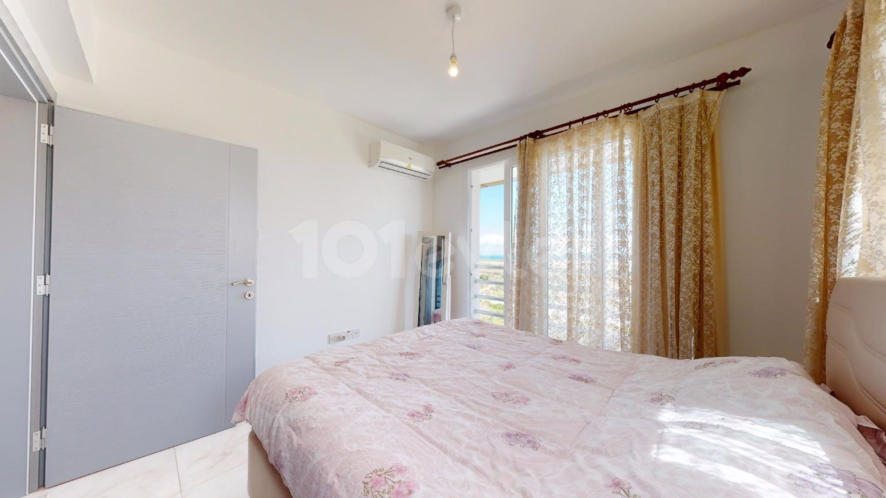 2 Bedroom Fully Furnished Dublex Apartment W/ Amazing Sea View For Sale Famagusta Salamis  