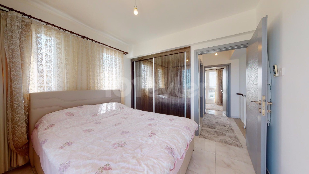 2 Bedroom Fully Furnished Dublex Apartment W/ Amazing Sea View For Sale Famagusta Salamis  